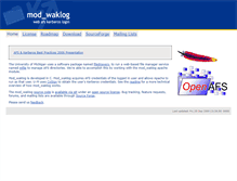 Tablet Screenshot of modwaklog.org